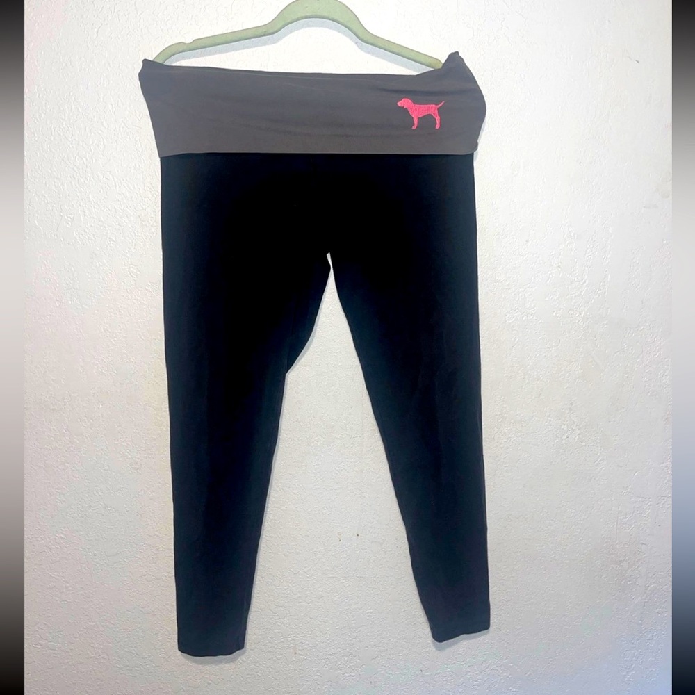 Victoria’s Secret pink 2000s  foldover leggings vintage